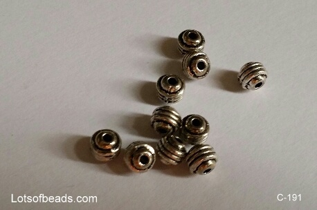 Round Silver Bead